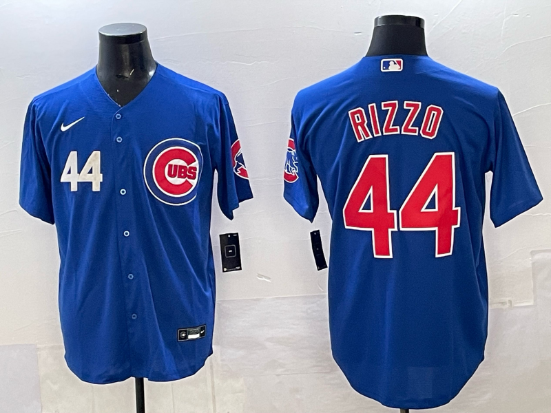 Men Chicago Cubs #44 Rizzo blue Nike MLB 2025 jersey 008
